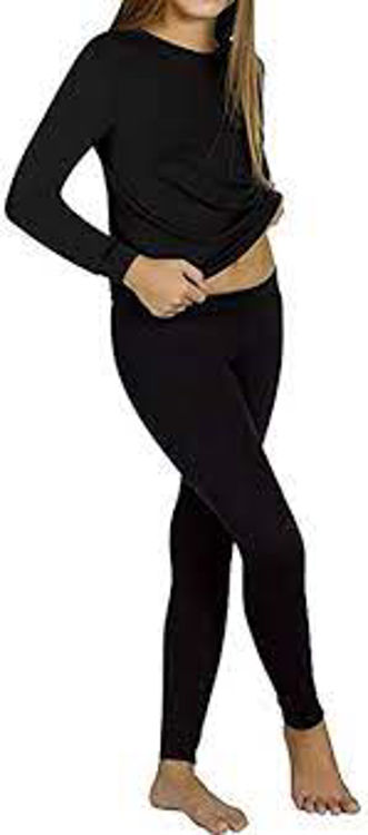 Picture of 70206 leggings/ Long John Thermal For Kids Available blk+whi